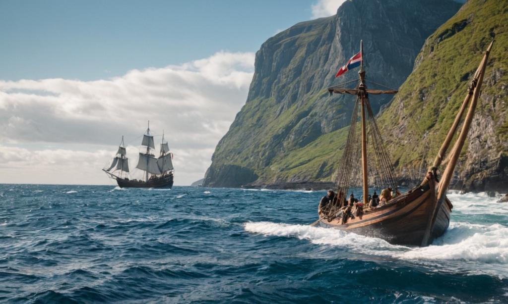 Rutas marítimas vikingas a través de Europa y más allá